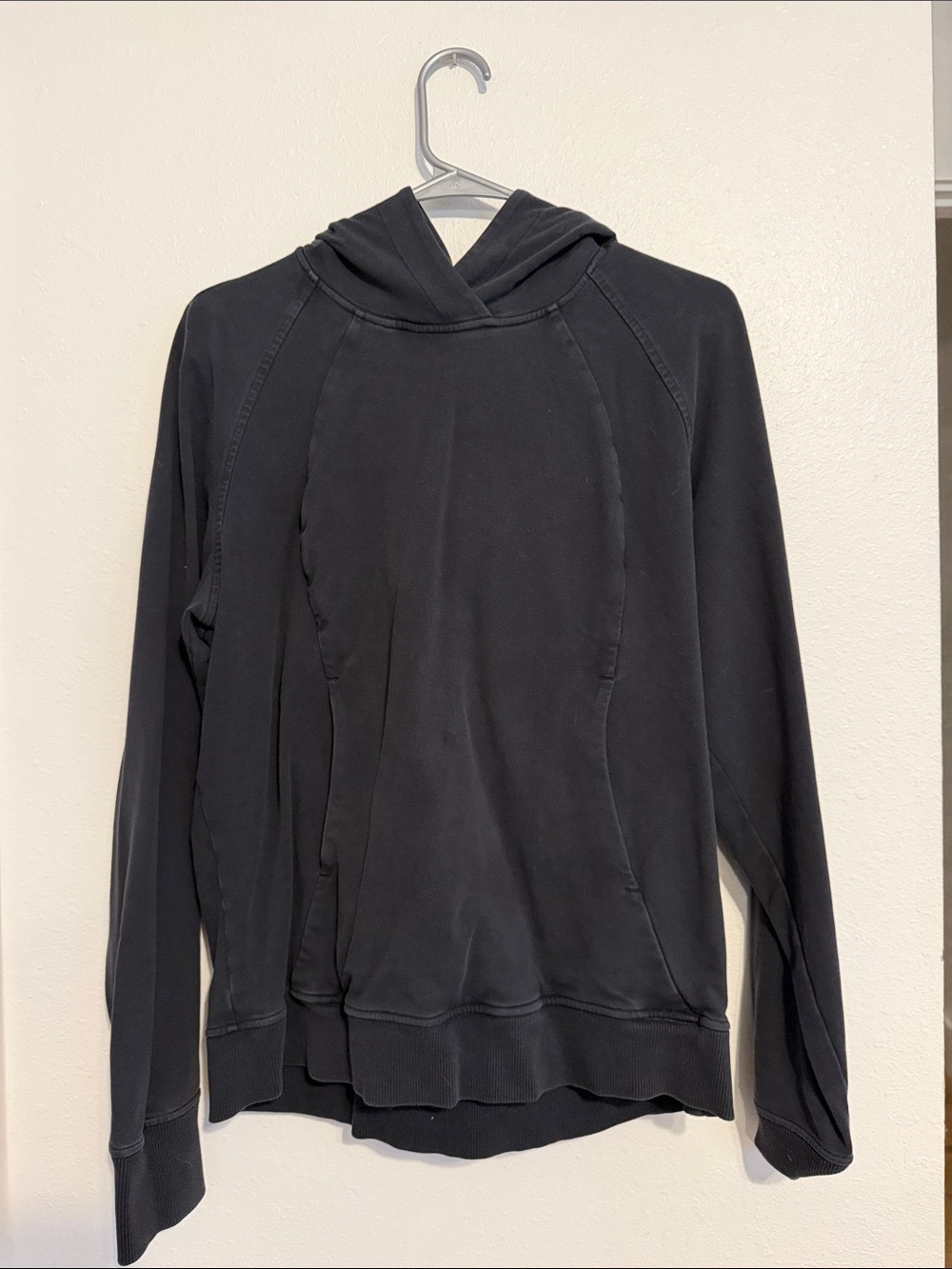 lululemon athletica Black Scoop-Neck Sweatshirt Hoodie